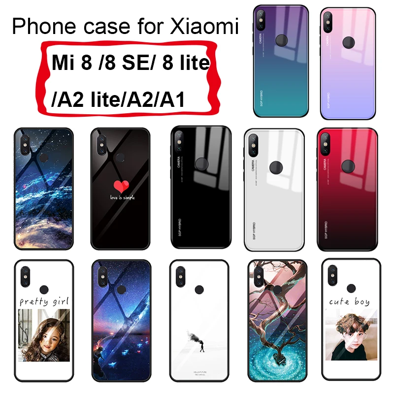 Чехол для Xiaomi 8 lite чехлы xiomi a2lite mi se A2 A1 6X 5X 6 5 X мягкий чехол из ТПУ с силиконовым