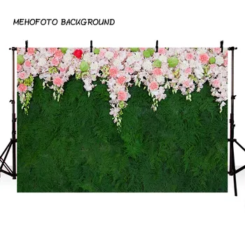 

MEHOFOTO Spring Tracery Wall Party Photography Backdrops Flower Children Photo Background Custom for Photo Studio F-2400