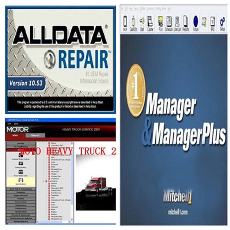 Best quality Alldata v10.53 + Mitchell on demand software