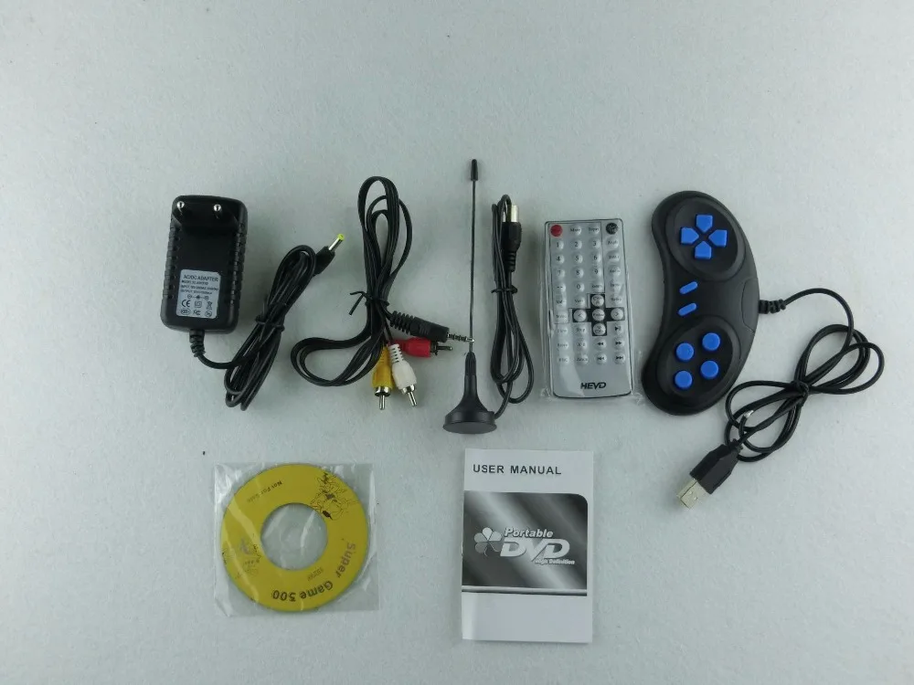 10,1 дюйма Портативный DVD плеер с ТВ/SD/USB дома EVD, DVD VCD, MP3/MP4 player RM, RMVB, VOB, MPG, MPEG1, MPEG2, MPEG4, DIVX MP3, WMA JPEG