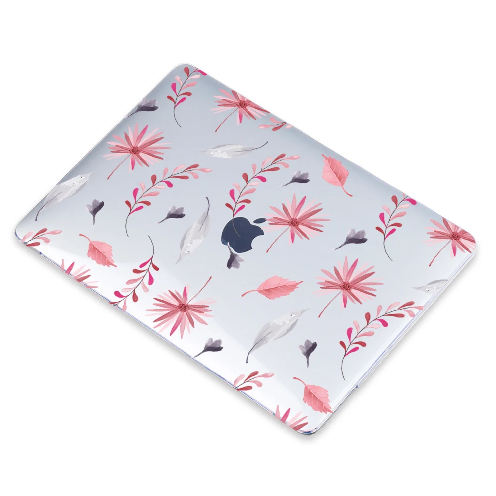 Жесткий чехол Redlai с растительным принтом для Apple Macbook Pro retina 13 3 12 15 4 рукавом Air 11