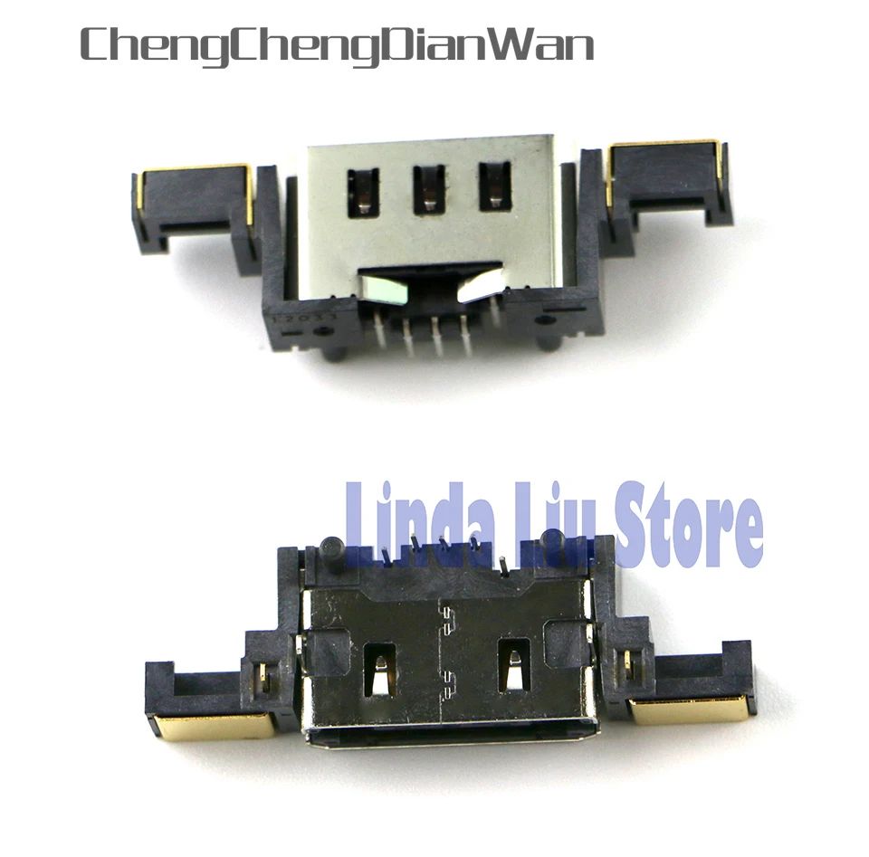 Chengdianwan conector de energia para nintendo wii e gamepad, conector
