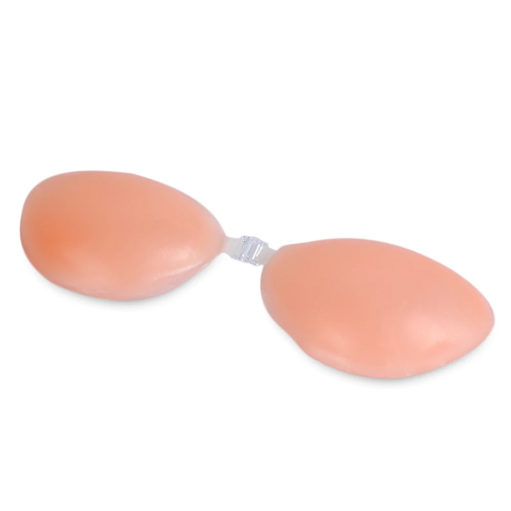 Silicone Bra Self Adhesive Stick On Gel Push Up Strapless Backless Invisible Bra Seamless