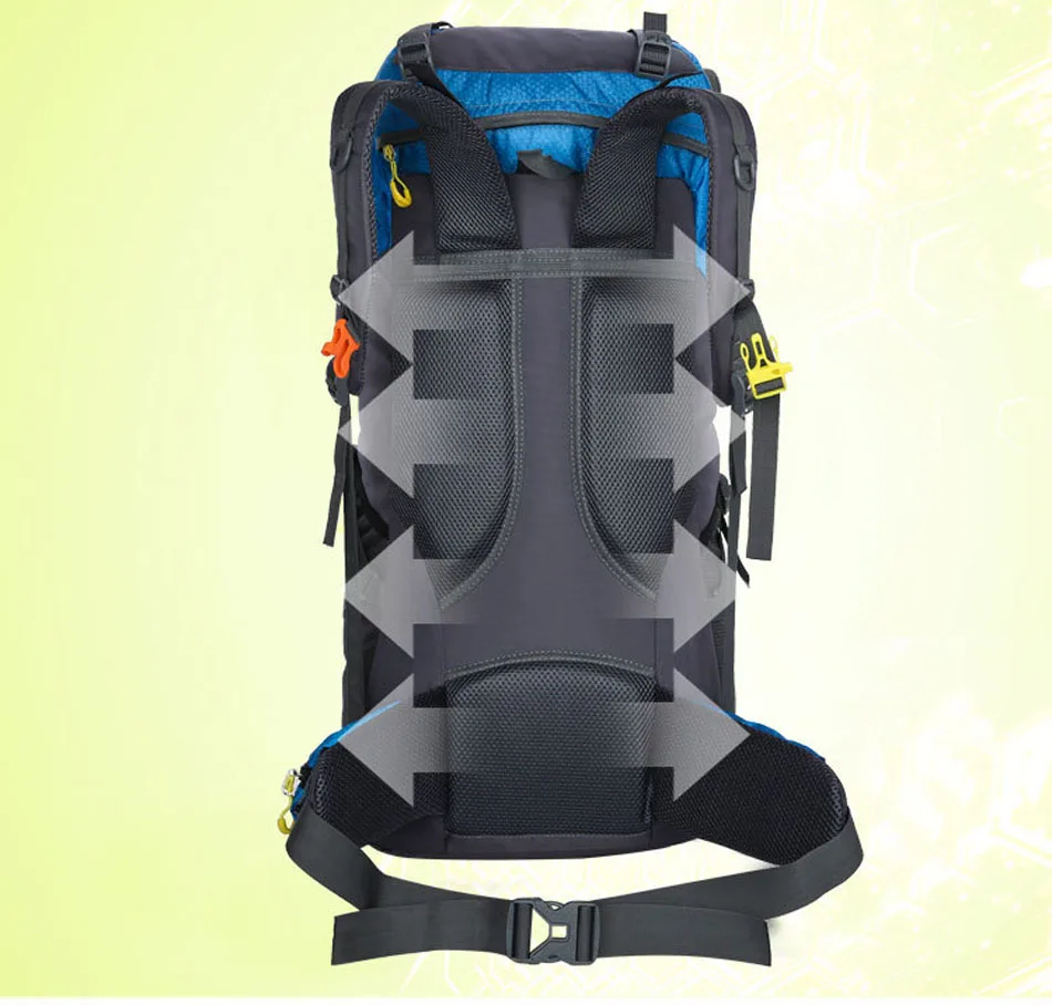 60л рюкзаки для отдыха на природе, походная спортивная сумка, водонепроницаемый рюкзак, горный треккинг, альпинизм, Велоспорт, рюкзак, дорожная сумка