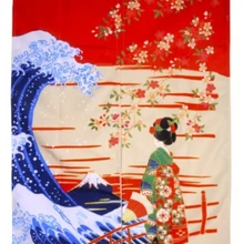 Принимаются индивидуальные заявки) Корея/Япония/Китай суши ресторан кухня висячие двери ткань занавес-красота(85x140 см