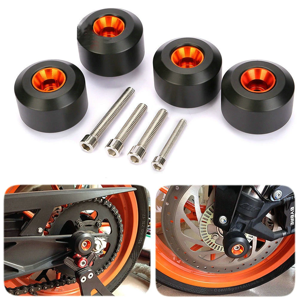 Falling Protection Front and Rear Fork Wheel Frame Slider Crash