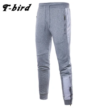 

T-bird 2018 Men Joggers Brand Male Trousers Casual Pants Sweatpants Jogger Casual Elastic Cotton Camouflage Zipper Decoration XX