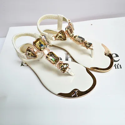Woman Sandals 2019 fashion high quality Rhinestone women flip flops shoes ladies casual summer beach shoes