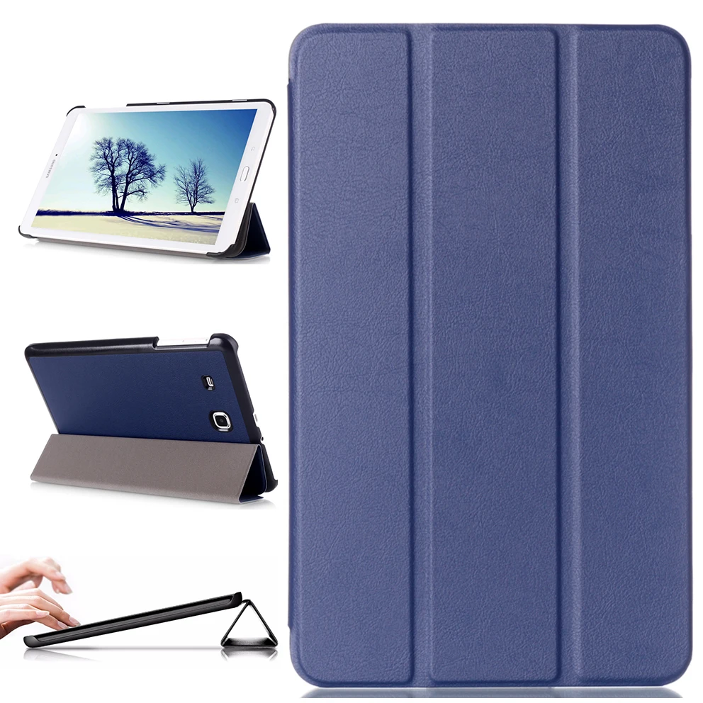 

Case For Samsung Galaxy Tab E 8.0 T375 T377V SM-T378 Ultra Thin Shookproof PU Leather Trifold Cover For Samsung Galaxy Tab E 8.0