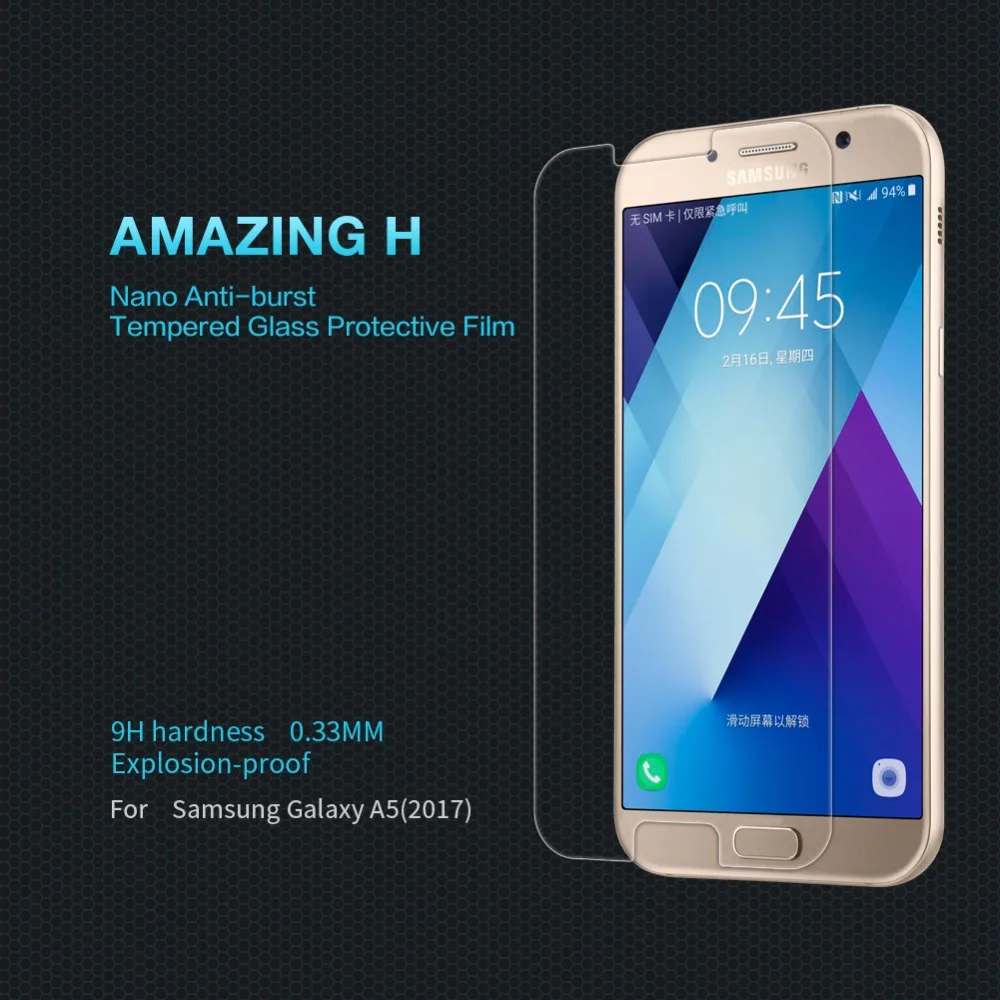 Закаленное стекло Nillkin H & Pro для Samsung Galaxy A5 2017 A520F защитная пленка экрана A520/A5 (7)|screen