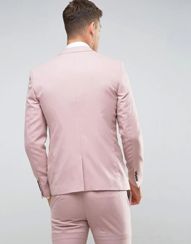 Tailor-Made-Rosa-Dos-Homens-Ternos-Slim-Fit-ternos-de-Casamento-Do-Noivo-Prom-Party-Traje