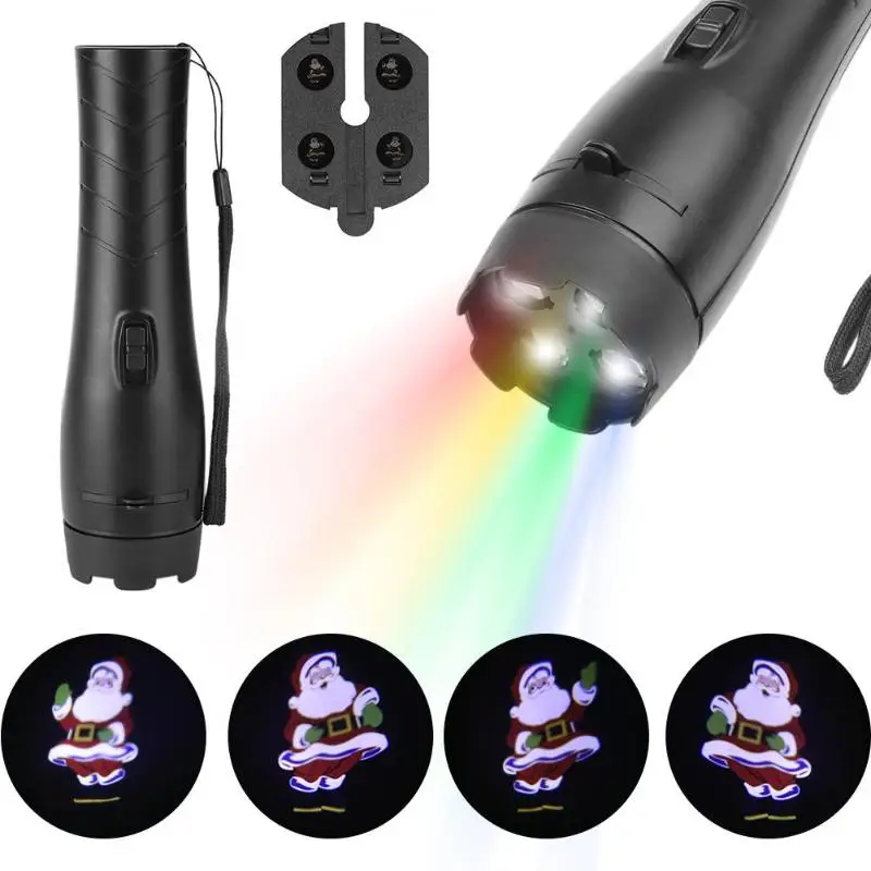

Christmas LED Projection Flashlight Home Decorative Party Snowflake Lights Portable Kids Projector Lamps