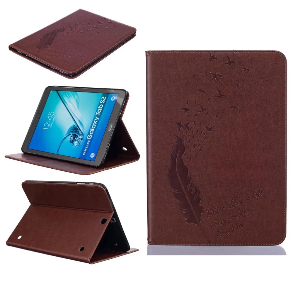 

case for Samsung T715 8" inches inch Luxury leather tablet holster cover foldable stand tablet case for T710 SM-T715 SM-T719+pen