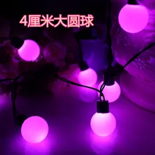 Сказочный шар гирлянды светодиодные гирлянды Рождественские Свадебные украшения Праздничные огни высокая яркость водонепроницаемый медный провод огни
