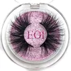 Mikiwi 25mm Mink Eyelashes 20/30/50 Wholesale 3D Mink Lashes round case custom packaging Label Makeup Dramatic Long Mink Lashes 2