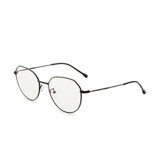 Модные анти-синие металлические очки. Анти-UVA UVB. Женские круглые очки. Очки для работы за компьютером. Оправа очков для близорукости. Корейский очки