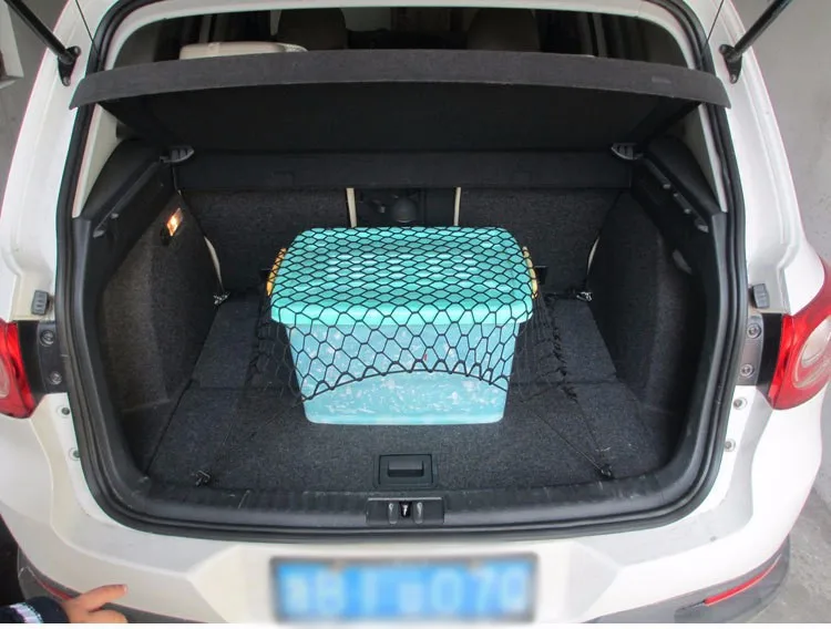 Высокое качество для хранения багажа в багажник автомобиля Грузовой Органайзер 100X70 см нейлоновая эластичная сетка для Audi Q3 Q5 Q7 A3 A4 A5 A6 A7 A8