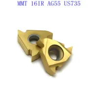 כרסום cnc קאטר 20PCS MMT 16IR AG55 VP15TF / UE6020 / אשכול US735 קרביד הכנס הפיכת כלי חיתוך כלי מחרטה כלי כרסום CNC קאטר כלי (3)
