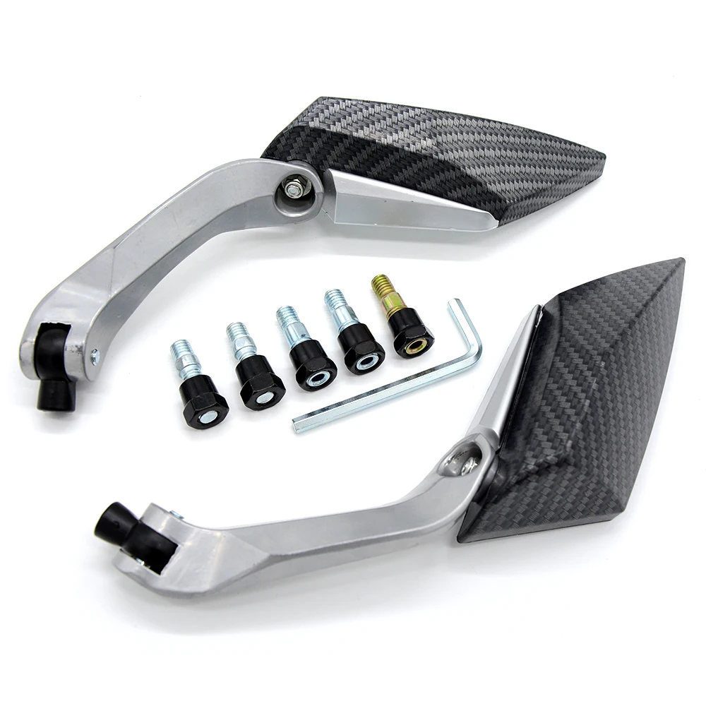 Universal Motorcycle Scooters Racer Rearview Back Side View Mirror For yamaha R1 R3 R6 FZ6 tmax530 kawasaki Z750R Z1000  