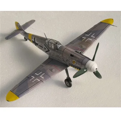 DIY 1:32 Пособия по немецкому языку истребитель мессершмитт Bf-109 G6/G14 Бумажная модель