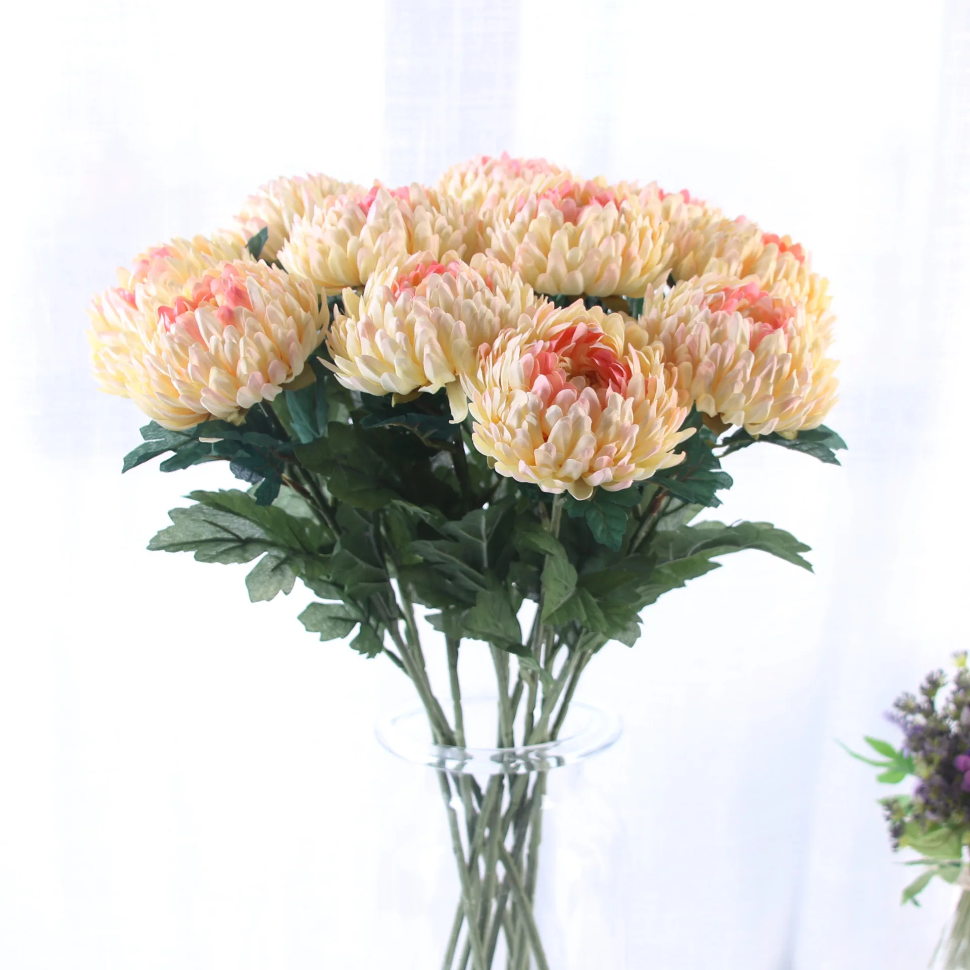 

6 Color Artificial Pineapple Daisy Flowers Floral Fake Flowers Arrange Table for Wedding Party DIY Home Decoration Accessories