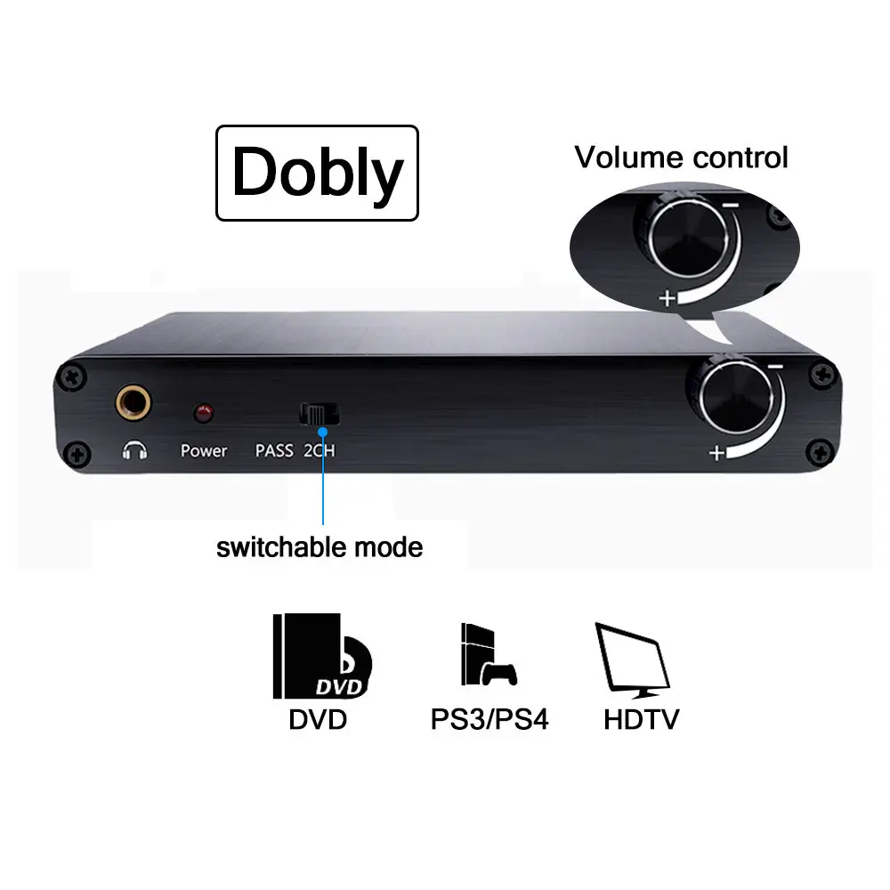 Купить unstincer по SPDIF и RCA 5, 1 цифровой аудио декодер конвертер с ...