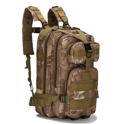600D открытый военный рюкзак тактический мультипунгси сумка водонепроницаемый армейский рюкзак для кемпинга альпинизма пешего туризма охоты 28L сумка - Цвет: Desert Python