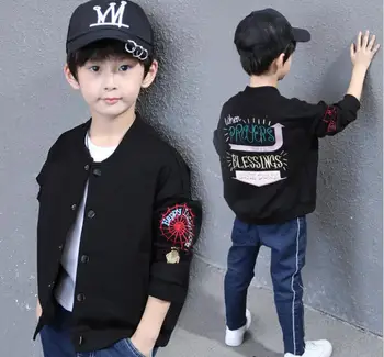 

Boy's jacket 2019 new spring and autumn baseball suit Boy's boy's jacket Korean fashion jacket trend