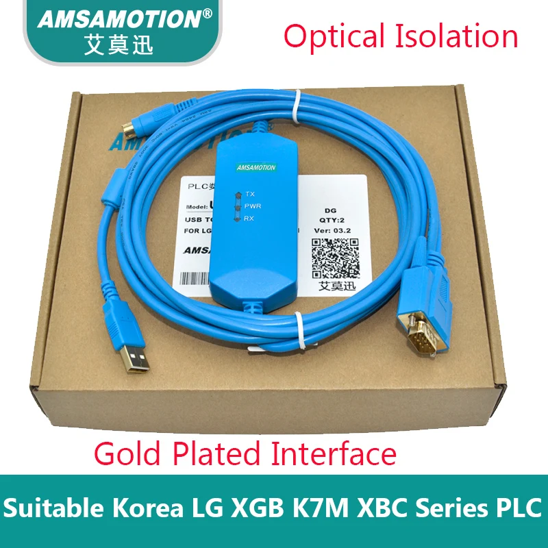 Подходит для LG LS XBC XBM K7M серии PLC Кабель для программирования USB-LG-XGB