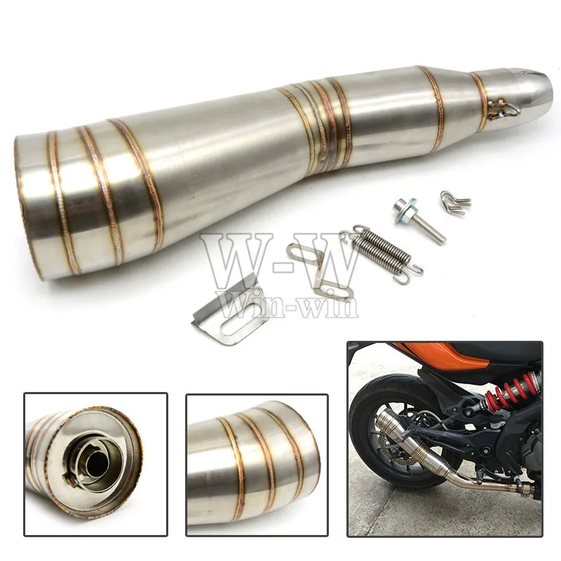 

universal motorcycle accessories exhaust pipe For kawasaki z750 z800 z1000 er6n ninja 300 versys 650