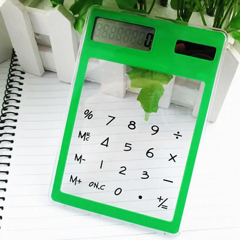 ЖК дисплей с 8 цифрами и сенсорным экраном ультратонкий телефон Канцелярский