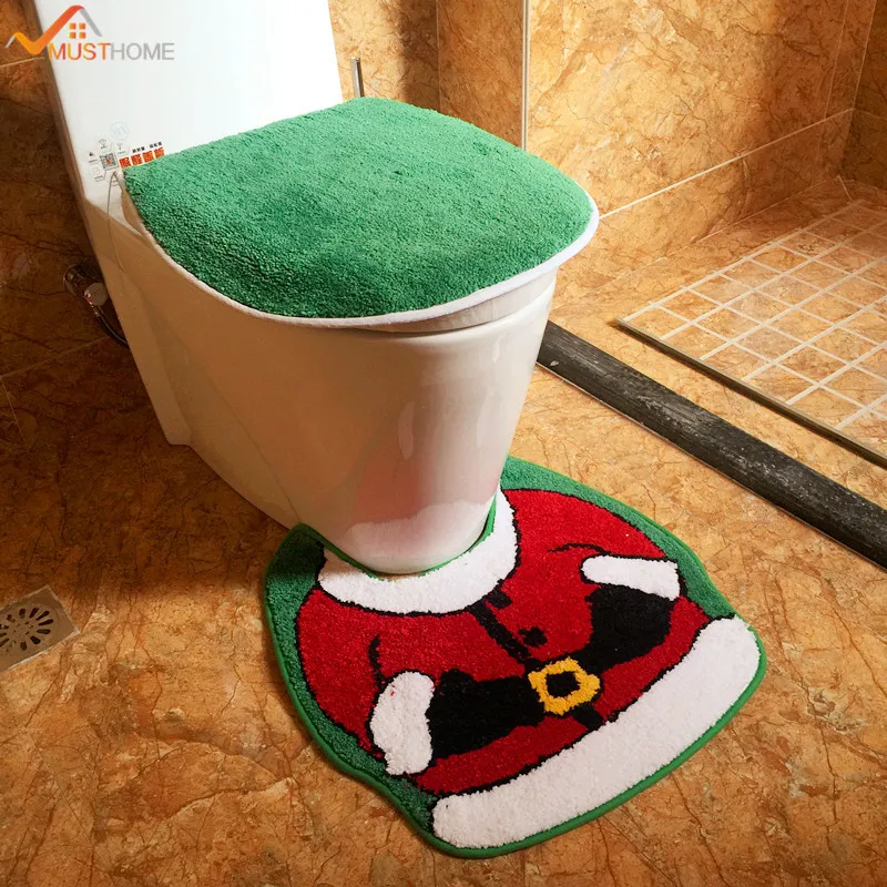 52x53 Cm Weihnachten Badematten Und Toilette Gesetzt Rutschfeste