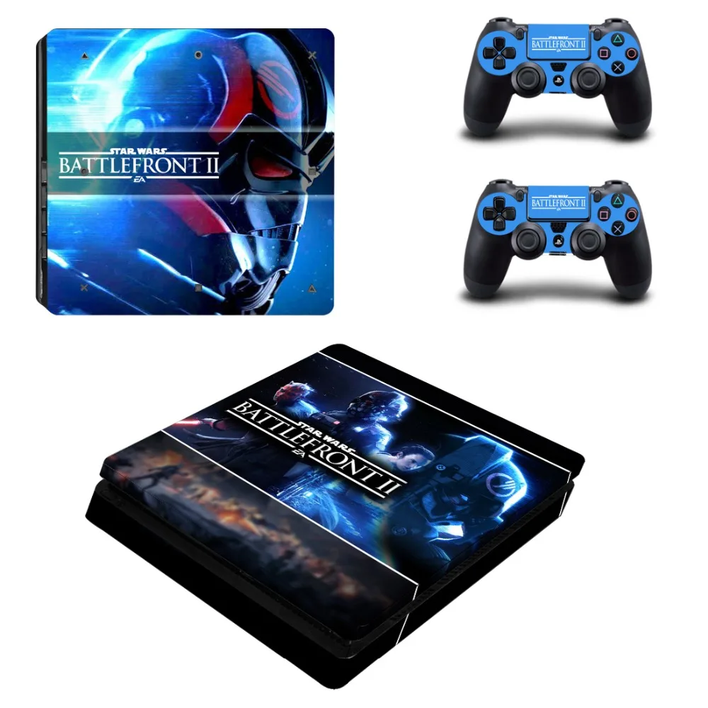 Звездные войны Battlefront 2 PS4 Slim Skin Наклейка Виниловая наклейка для консоли Playstation 4 и