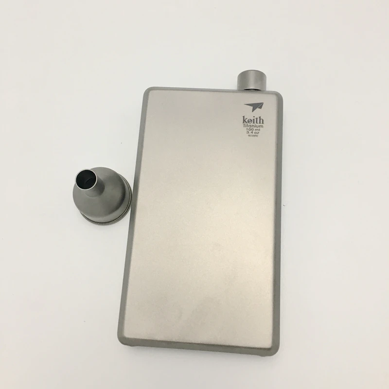 Keith Pure Titanium Hip Flask Flagon портативный винный чайник для Виски Посуда напитков