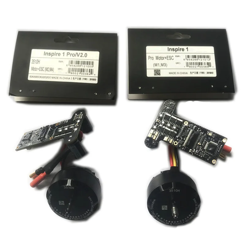 Для Inspire 1 Pro V2.0 часть-бесщеточный CW CCW 3510H двигатель+ ESC CW: M2 M4/CCW: M1 M3 Для Inspire 1 Pro 2,0 запчасти для ремонта