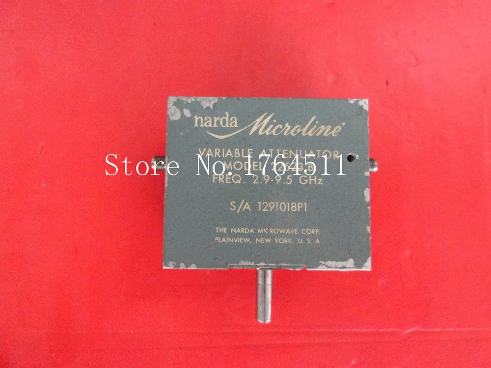 

[BELLA] Supply adjustable variable attenuator Narda 22523 0-10dB 2.9-9.5GHz extension