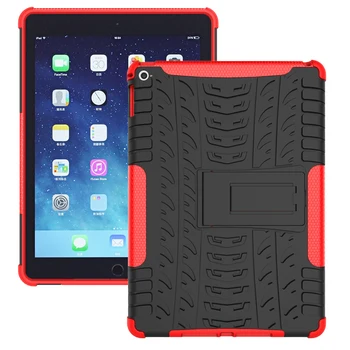 

For Apple iPad Air 2 Tough Impact Case A1566 A1567 Heavy Duty Armor Hybrid Shockproof Silicon Hard Back Cover for iPad 6