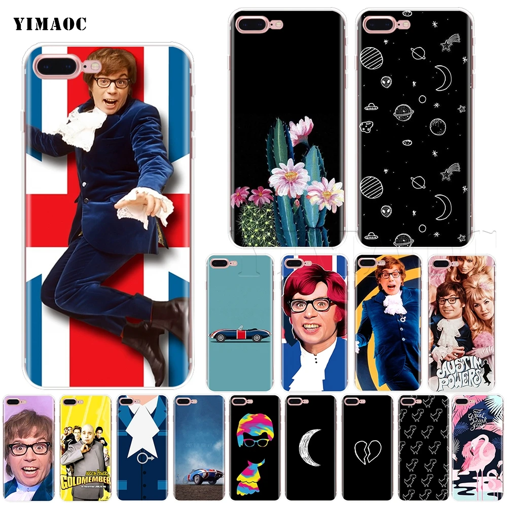 

YIMAOC Austin Powers Soft Silicone Case for iPhone 11 Pro XS Max XR X 8 7 6 6S Plus 5 5s se