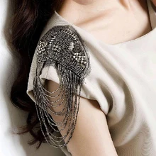 FanZhuan Новинка Мужской Женский корейский костюм одежда юбка аксессуары-кисточки преувеличенное украшение для плеч