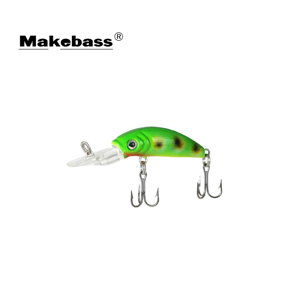 MAKEBASS 6 шт./лот Jerkbait мини Гольян Suspending HardBaits Kit микро искусственные рыболовные приманки бас форель Walleye рыболовные снасти