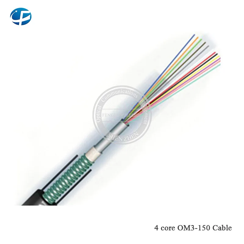Лидер продаж оригинальные детали 1000 м/roll 4 core OM3-150 кабель провод кабель ftth для прокладки вне помещений волоконно-оптический кабель