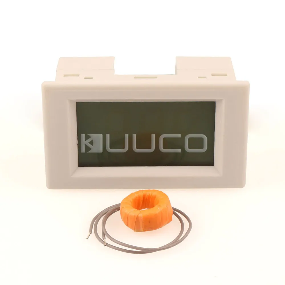 

AC 0~50A Amp Meter Gauge Ampere Meter LCD Blue Backlight Display Digital Ammeter + Current transformer