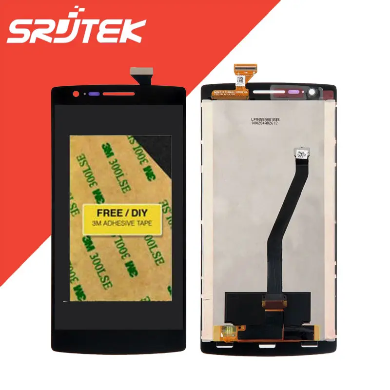 

100% Original for 5.5" OnePlus One LCD Display With Touch Digitizer Panel Assembly Black Replacement Parts 100% Tested