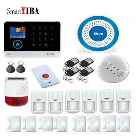

SmartYIBA Home Security Wireless Window/Door Entry Security Burglar Siren Alarm System Sora Siren Sensor Ddetector alarm Kits