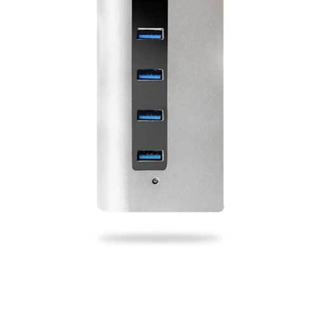 1 до 6 алюминий сплав USB 3,0 Splitter концентратор телефона зарядки Переходный кабель зарядное устройство 2.4A 1.6A