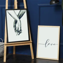 Holding Hands Love Couple Canvas Painting Wall Art Nordic Decoration Home Modern Poster For Living Room Print Pictures holding hands