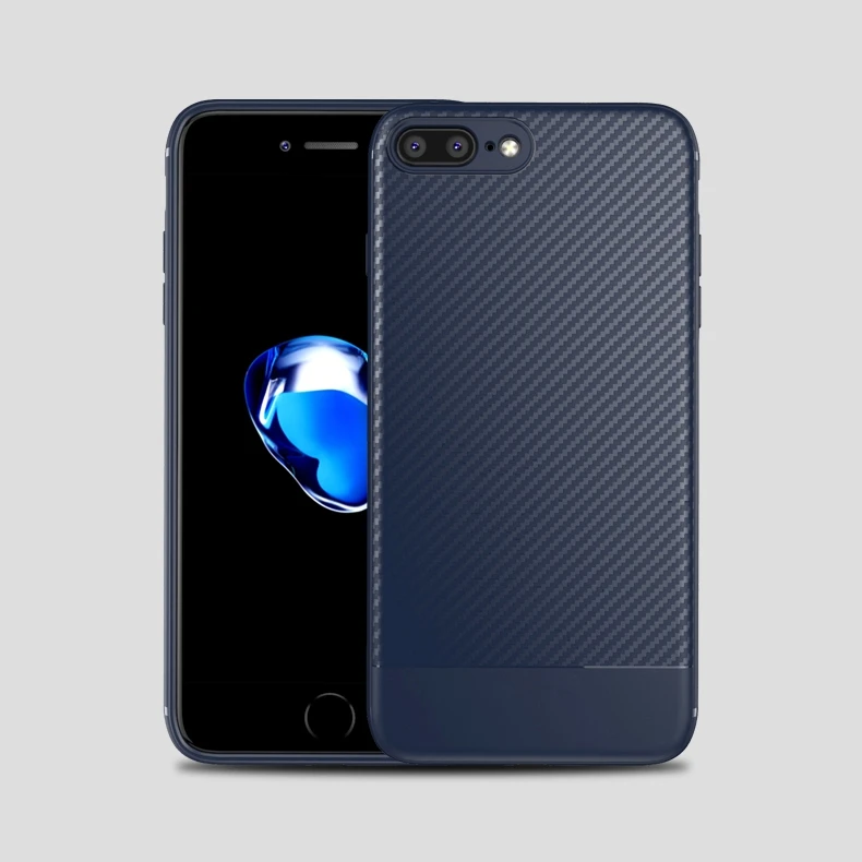 Чехол из углеродного волокна для iphone 6 s plus iphone8 силиконовые аксессуары чехол 8 7 XS