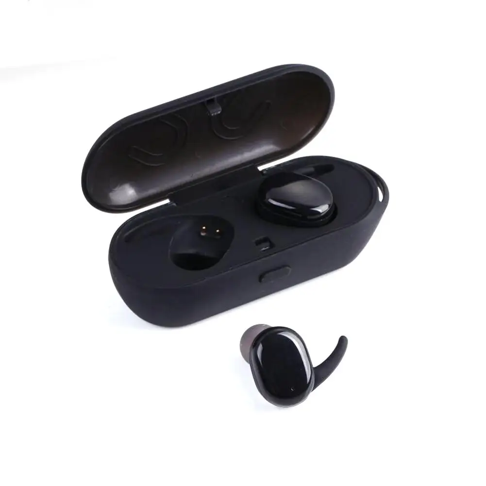 

Touch Control Mini Wireless Earbuds Shark Fin Anti-lost TWS Earphone Stereo Bluetooth Headphone With Charging Box