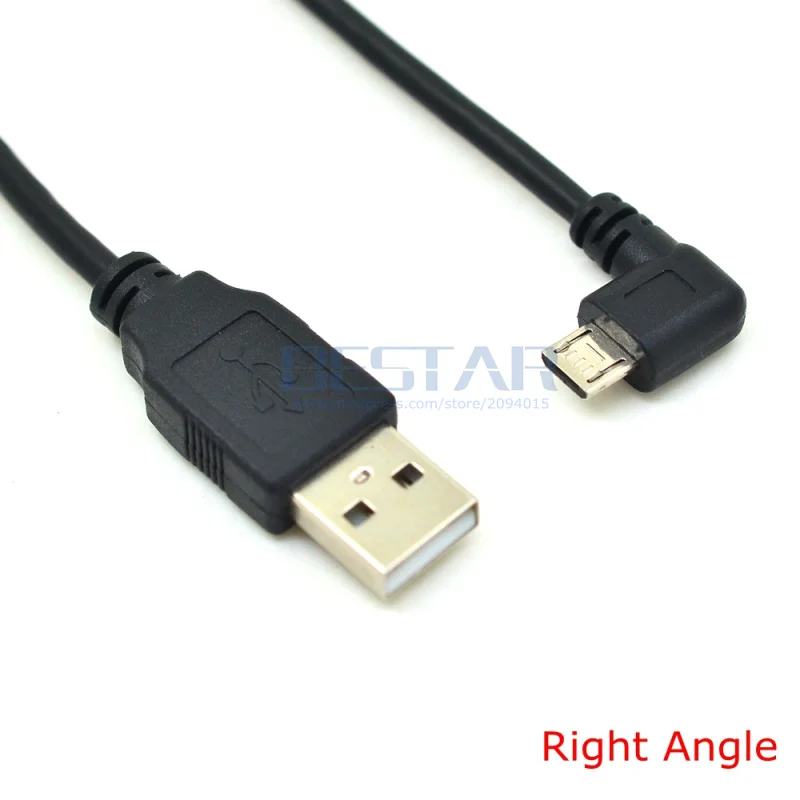 Кабель для зарядки 25 см 1 м 5 USB 2 0 А штекер Micro usb Pin P левый правый вверх и вниз