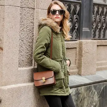 

2018 New Parkas Female Women Winter Coat Thickening Cotton Winter Jacket Womens Outwear Parkas for Women Winter